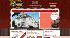 Desktop Screenshot of charnwoodlodge.com